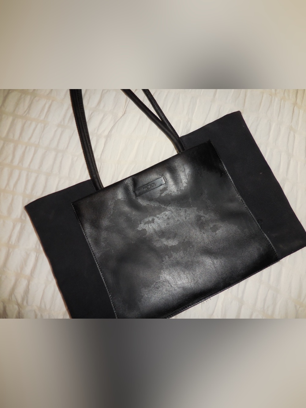 Black Leather Women’s Tote Bag - Tumi